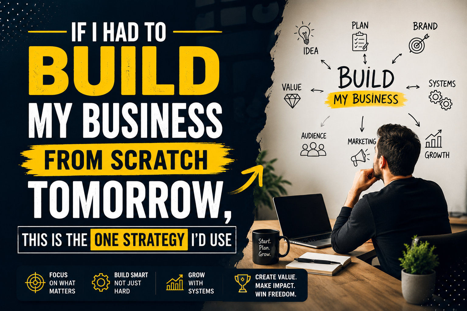 If I Had to Build My Business From Scratch, I'd Do This