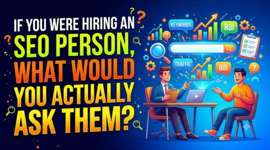 Hiring an SEO Person